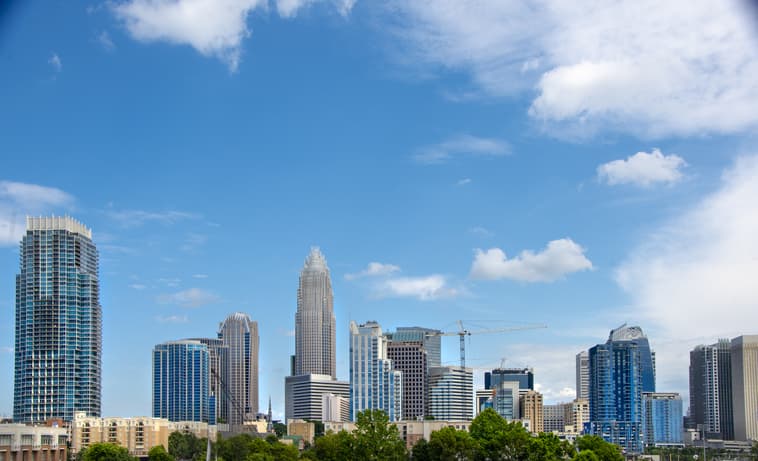 Picture of Downtown Charlotte's skyline during the daytime