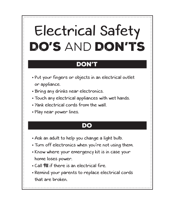 Collection 92+ Pictures Electrical Safety Rules With Pictures Latest